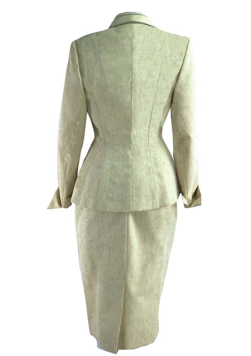 Vintage 1950s Lilli Ann Oatmeal Suit- New!