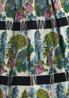 Vintage 1950s Bucolic Novelty Print Cotton Dress- New!