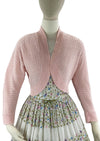 Pretty Vintage 1950s Pink Knit Bolero- New!