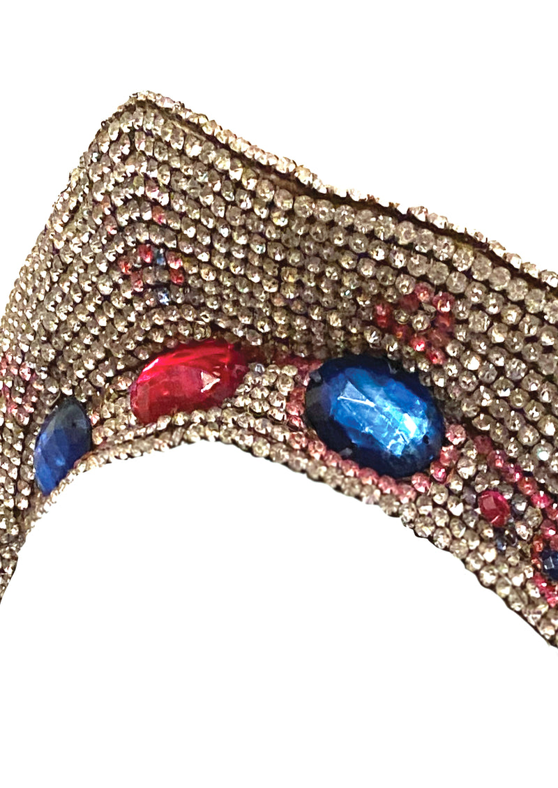 Vintage 1920s - 1930s Rhinestone Kokoshnik Headpiece- NEW!