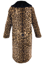 Fabulous 1960s Faux Leopard Coat- New!🌹