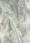Vintage 1960s Ivory Organza Ruffle Dress- New! (ON HOLD)