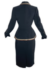 Sophisticated 1950s Designer Lilli Ann Black Suit- New!