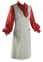 Late 1960s Early 1970s Lilli Ann Red, White & Blue Ensemble - New!