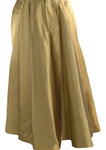 Stunning 1950s Liquid Gold Satin Party Dress- New!