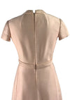 Vintage 1960s Ice Pink Silk Designer Dress- New!