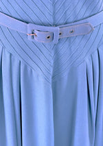 Vintage 1940s Lavender Rayon Crepe Dress  - New!
