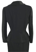 Vintage 1950s Black Wool Crepe Lilli Ann Suit - New! (ON HOLD)