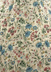 Vintage Late 1940s Field Flowers Rayon Dress- New! (ON HOLD)