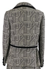 Vintage 1960s Op-Art Dress and Jacket Ensemble- NEW!