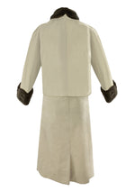 Vintage 1940s Cream Wool Three Piece Suit- NEW!