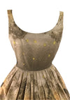 1950s Parisienne Lovers Cityscape Scenic Print Dress - New!