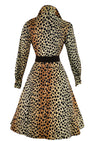 Vintage 1970s Cheetah Print Dress- New!