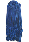 Vintage 1920s Sapphire Blue Velvet Cape - New!