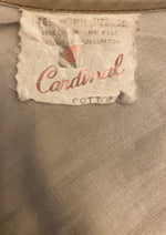 1950s Poodle Print Oatmeal Cotton Novelty Dress- New!