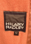 Vintage Hilary Bradley Designer Coral Cashmere Coat- NEW!