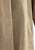 Vintage Late 1950s Oatmeal Wool Clutch Coat - NEW!