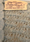 Vintage 1950s Blue Knitted Orlon Bolero- New!