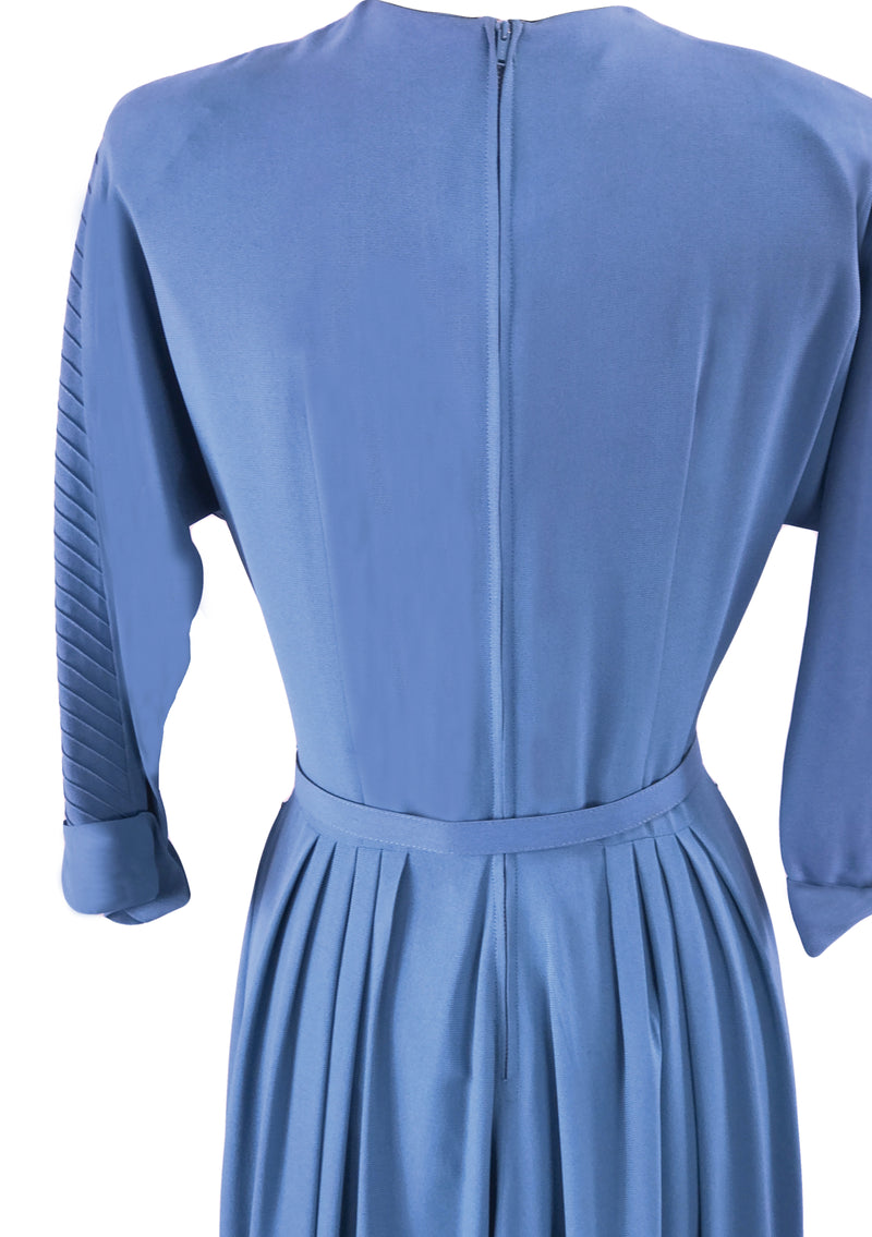 Vintage 1940s Lavender Rayon Crepe Dress  - New!