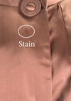 Late 1950s Designer Copper Satin Evening Coat- New!