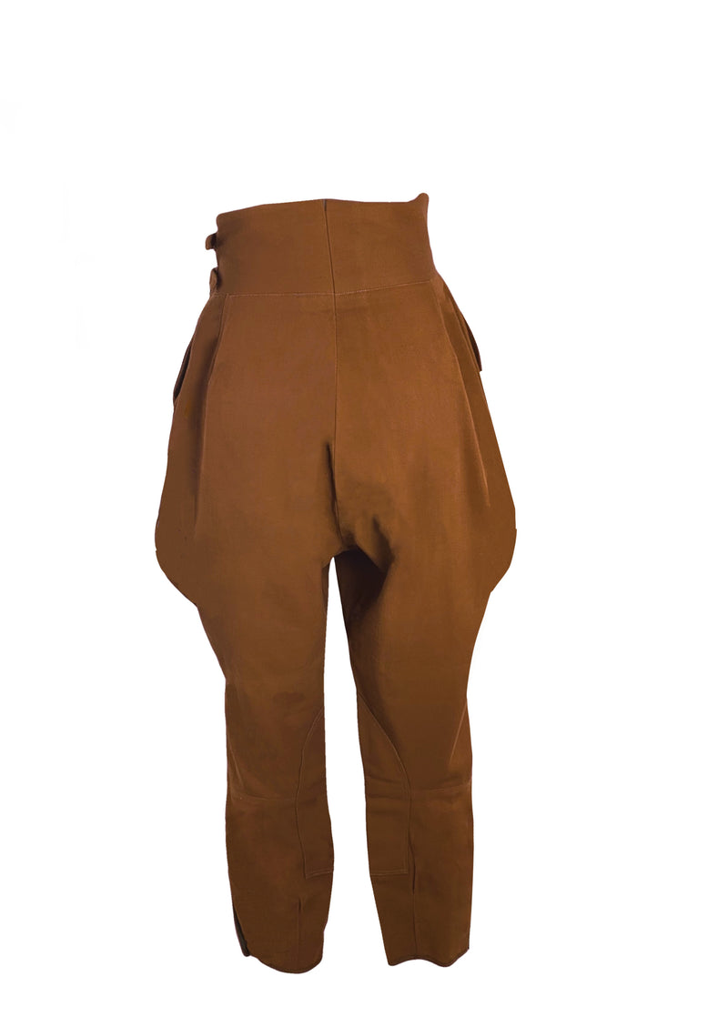 Vintage 1930s Tawny Brown Jodhpurs Riding Breeches- New!