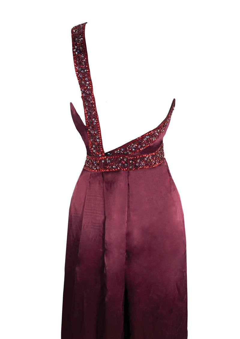 Recreation of Marilyn's Burgundy Gown - New!