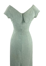 Vintage 1950s Lilli Ann Designer Duck Egg Blue Dress - New!