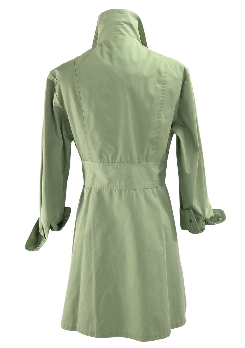 Vintage 1970s Celery Green Lightweight Coat - New!