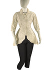 Stunning Vintage 1950s Cream Lace Peplum Jacket - NEW!