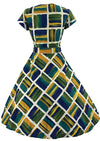 Late 1950s Early 1960s Paint Splatters Cotton Dress  - NEW!