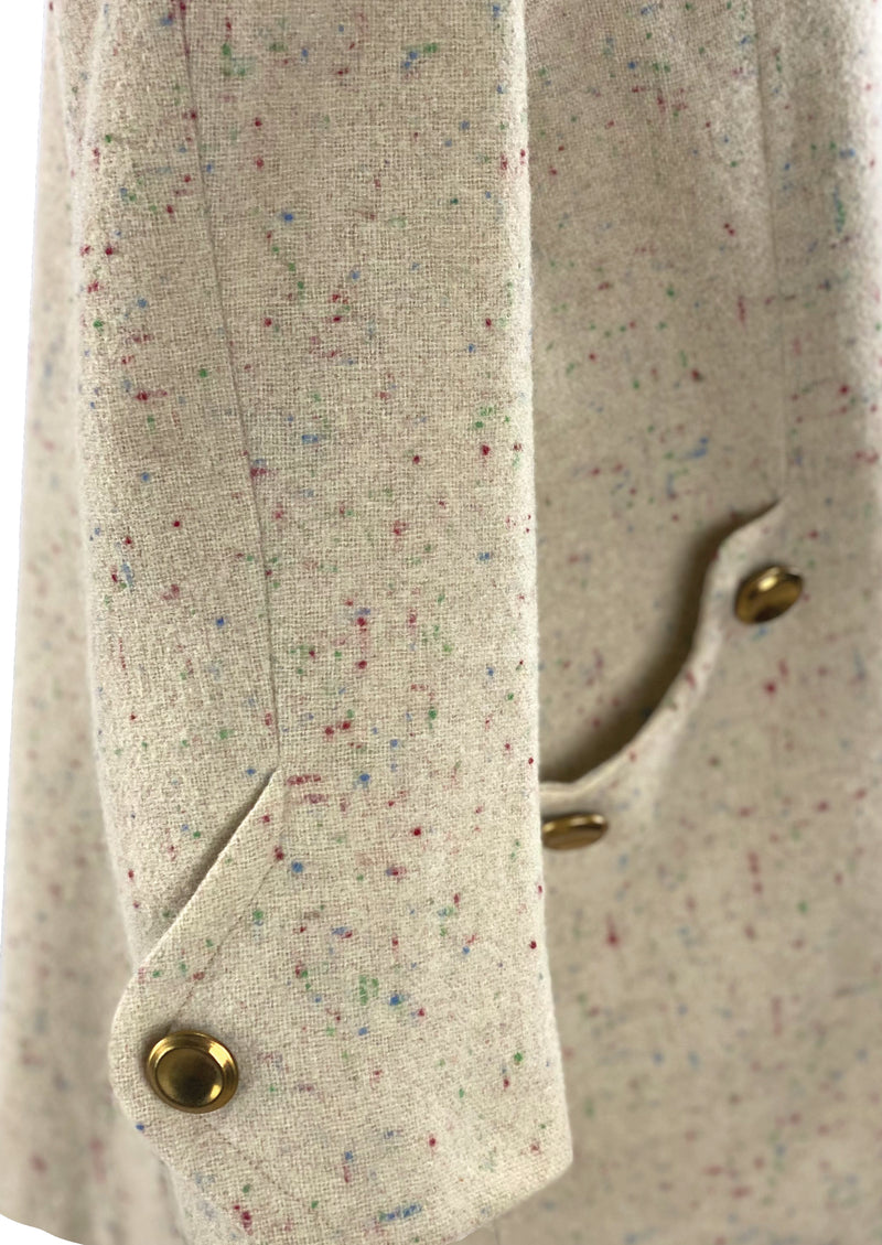 Vintage 1940s Oatmeal Swing Jacket - NEW!
