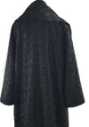 1920s Art Deco Black Wool Soutache Coat - New!