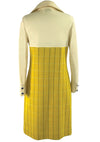 Vintage 1970s Golden Yellow and Cream Wool Ensemble - New!