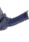 1970s Lavender Boucle Cotton Knit Dress- New!