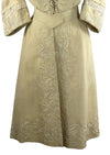 Spectacular 1900s Embroidered Cream Wool Coat- New!