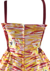 Recreation of 1950s Hawaiian Border Print Sundress- New!