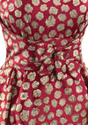 Late 1950s to Early 1960s Rouge Pink Dress - New!