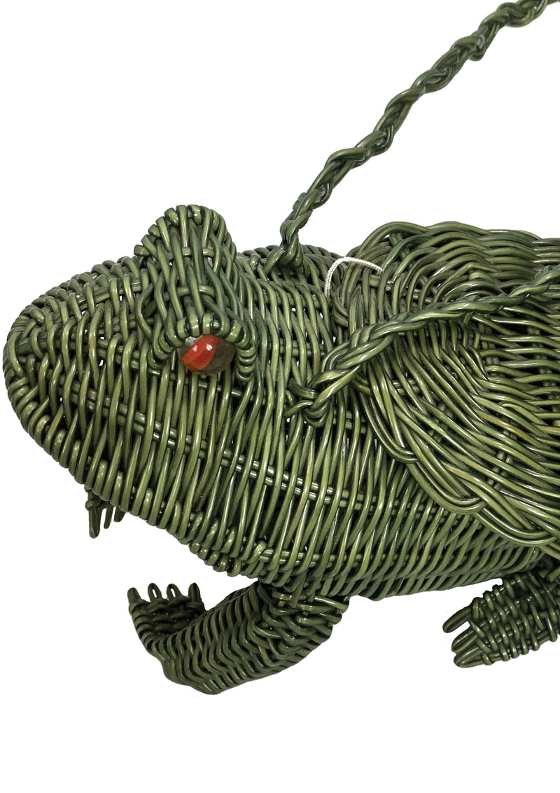 Vintage 1950s - 1960s Figural Frog Handbag -  New!