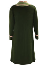 Quality 1960s Avocado Green & Pink Ensemble- New!