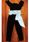 Marilyn Monroe 1950s Style Black Pants Suit - New!