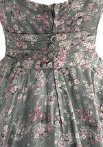 Vintage 1950s Asian Print Cherry Blossom Dress - New!