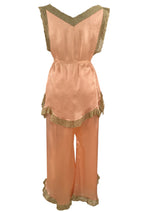 Late 1920s Early 1930s Silk Lounge Pyjama Set- NEW!