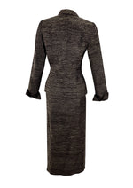 Stunning Vintage 1940s Brown Flecked Suit - New!