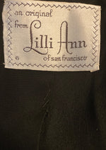 Sophisticated 1950s Designer Lilli Ann Black Suit- New!
