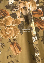 Vintage 1950s Golden Floral Bouquet Skirt - New!