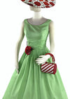 Late 1950s Early 1960s Apple Green Dress- NEW!