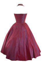 Vintage 1950s Purple Sharkskin Taffeta Cocktail Dress- New!