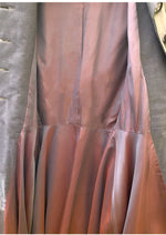 Sensational 1950s Grey/ Silver Princess Coat- New!