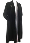 Quality 1950s Black Velvet Dress & Coat Ensemble- New!