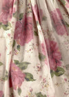 Vintage Late 1950s Pink Roses Dress with Overlay- NEW!